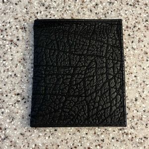 New black textured wallet billfold